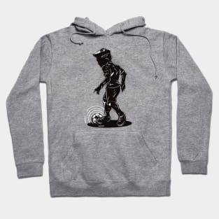 Footballer Silhouette 6 Hoodie